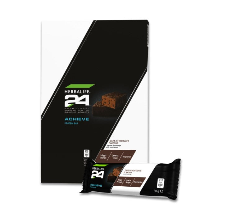Herbalife 24 Achieve Bar Dark Chocolate 6 x 60g bars