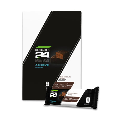 Herbalife 24 Achieve Bar Dark Chocolate 6 x 60g bars