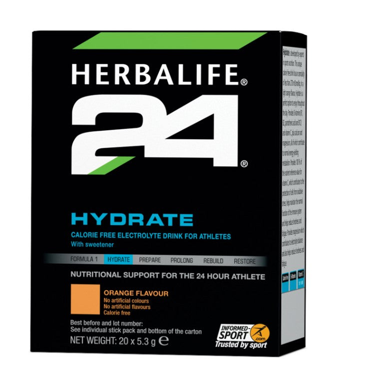 Herbalife Hydrate Orange 20 stick packs