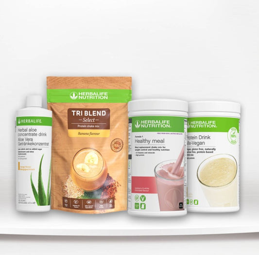 Herbalife Vegan Pack - Tri Blend Banana with Formula 1 - All Flavours