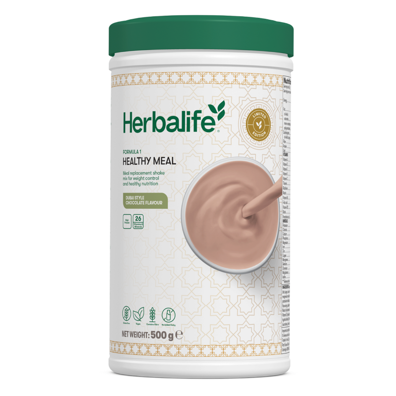 Herbalife Formula 1 Dubai Style Chocolate Shake 500g Limited Edition