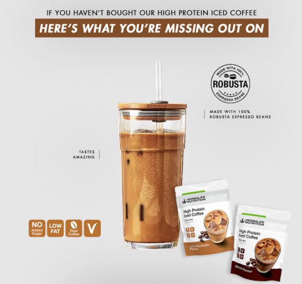 Herbalife High Protein Iced Coffee Latte Macchiato 308g