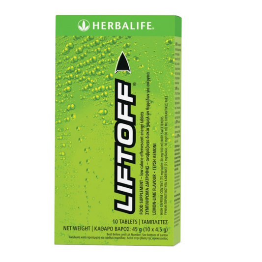 Herbalife Lift Off® Effervescent Energy Drink Lemon-lime 10 tablets per box