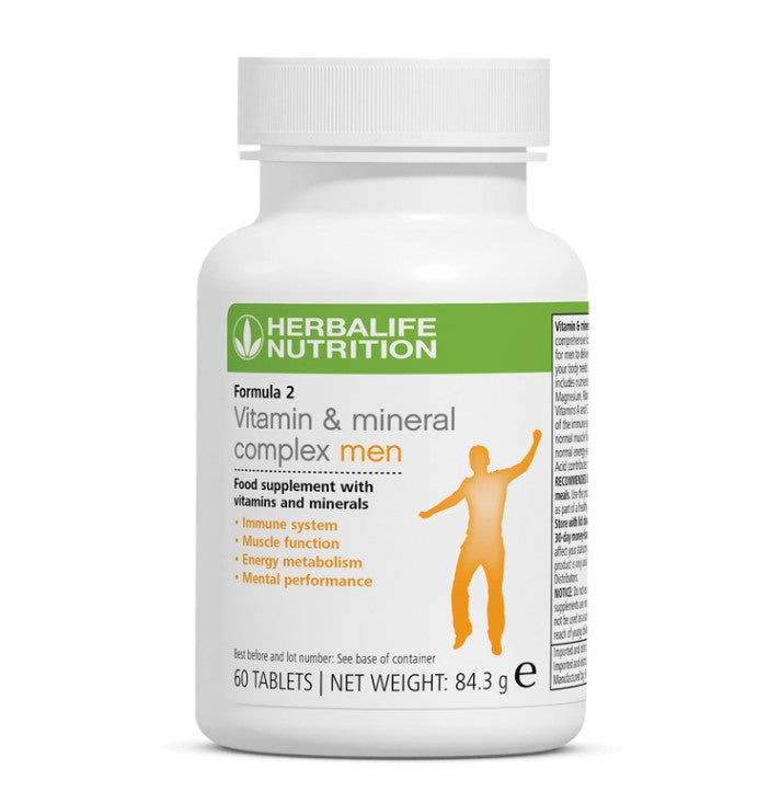 Herbalife Vitamin & Mineral Complex Men's 60 Tablets – Herba-Coach