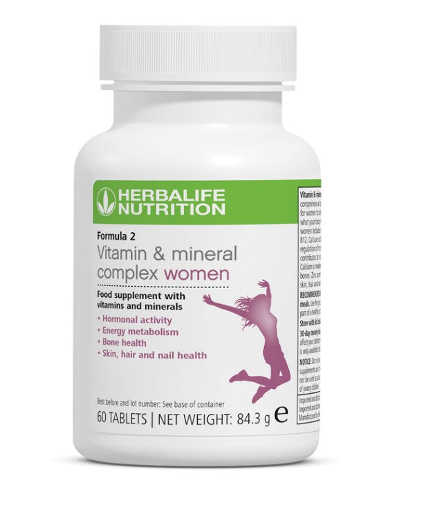 Herbalife Formula 2 - Vitamin & Mineral Complex Women's 60 tablets