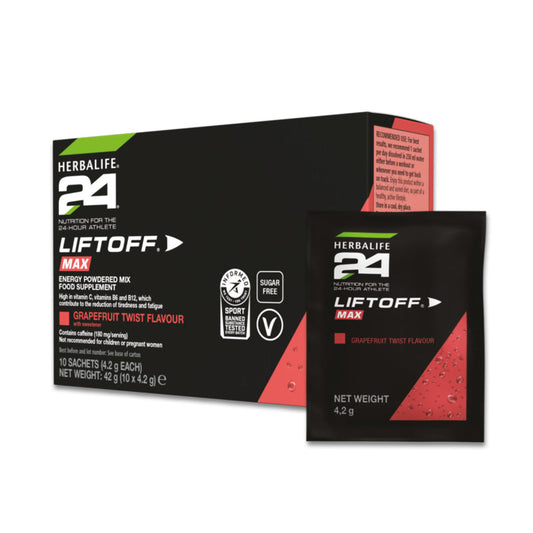 Herbalife LiftOff Max Grapefruit Twist 10 x 4.2g sachets