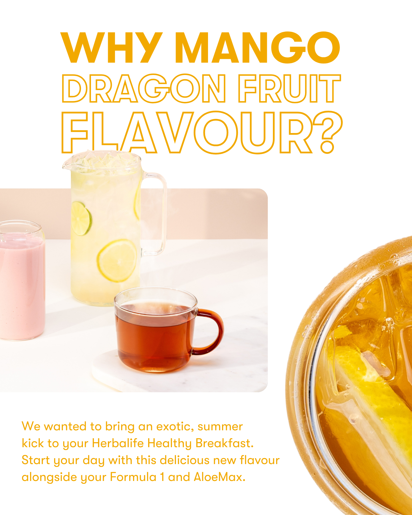 Instant Herbal Beverage Mango Dragon Fruit 102g