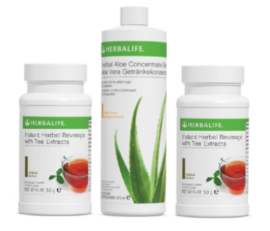 Herbalife Herbal Beverage Tea & Aloe Mango Combo